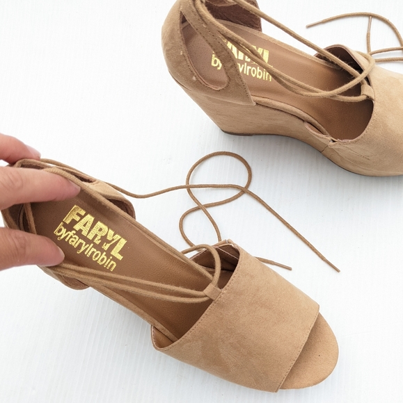 FARYL By Faryl Robin Judy Wedge Platform Sandals - Picture 10 of 11